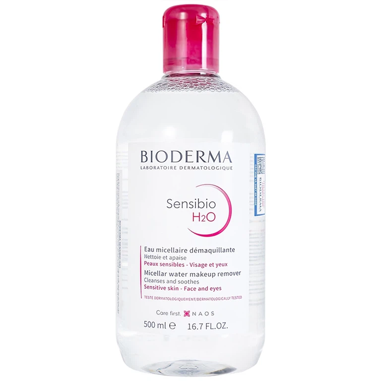  Nước tẩy trang dành cho da nhạy cảm Bioderma Sensibio H20 500ml