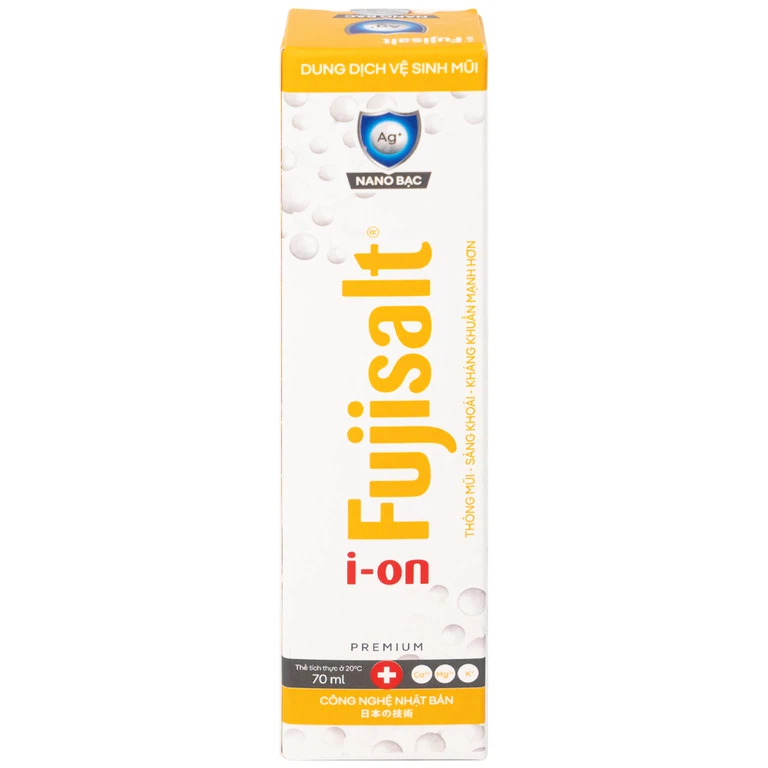 Dung dịch vệ sinh mũi Fujisat i-on 70ml giảm đau, nhức, sưng đỏ 