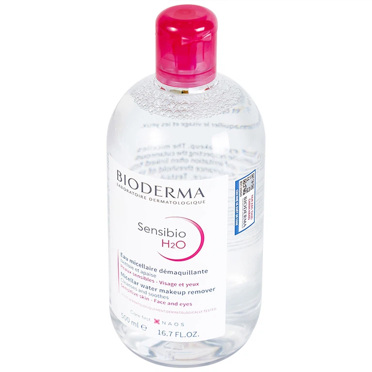  Nước tẩy trang dành cho da nhạy cảm Bioderma Sensibio H20 500ml