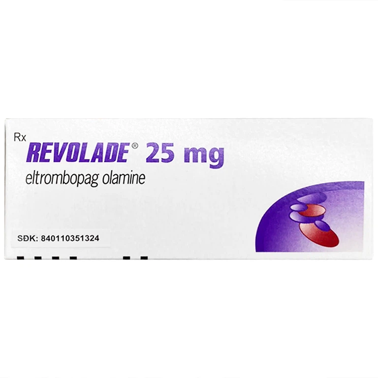 Thuốc Revolade 25mg Novartis chống chảy máu do thiếu tiểu cầu trong máu (28 viên)