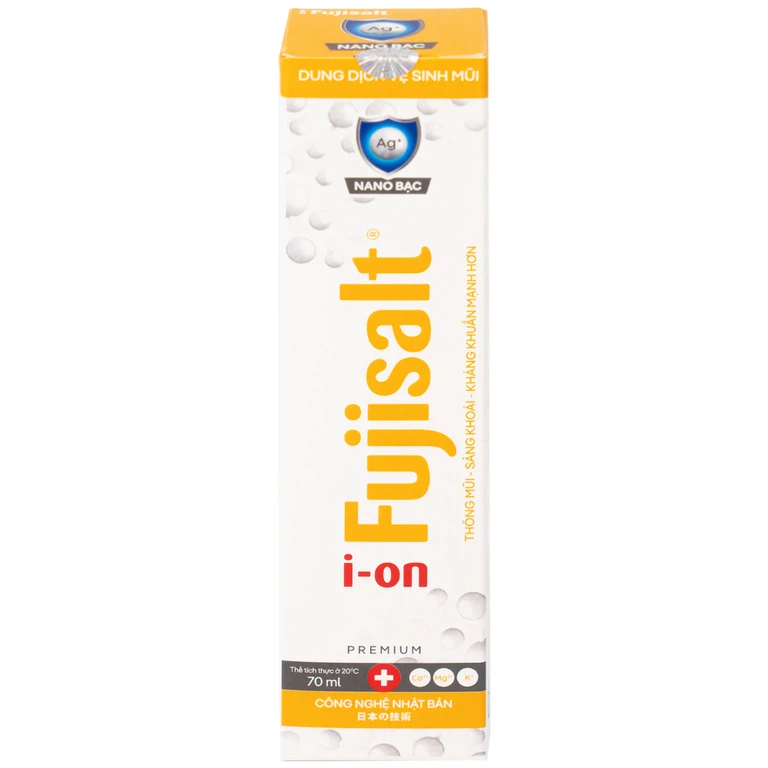 Dung dịch vệ sinh mũi Fujisat i-on 70ml giảm đau, nhức, sưng đỏ 