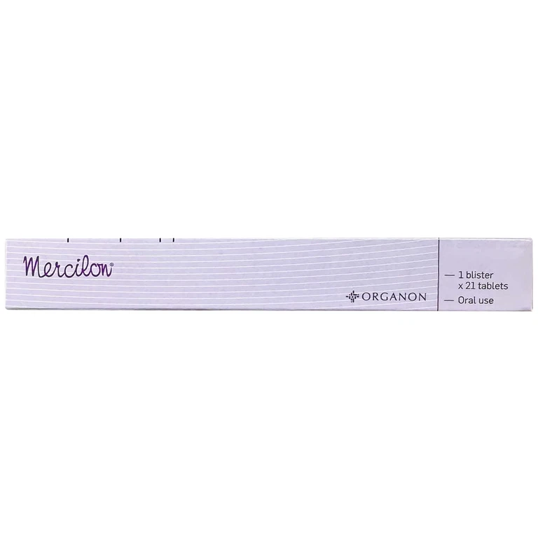 Thuốc Mercilon Organon hỗ trợ tránh thai (1 vỉ x 21 viên)