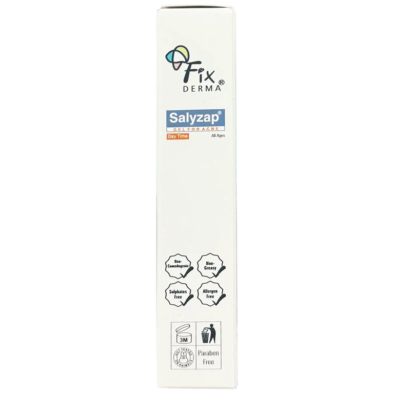 Gel bôi Fixderma Salyzap Gel giúp giảm mụn, kháng viêm (20g)