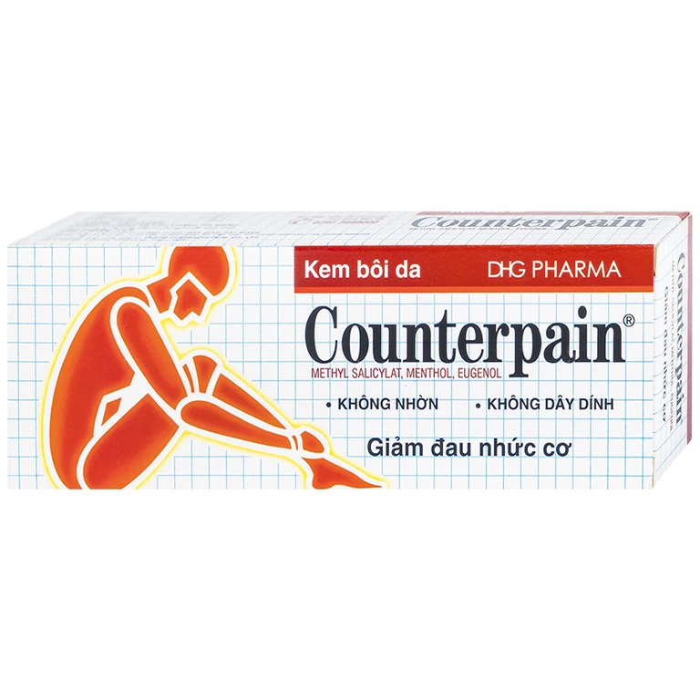 Kem bôi da Counterpain DHG giảm đau cơ, đau do bệnh thấp khớp, bong gân (30g)