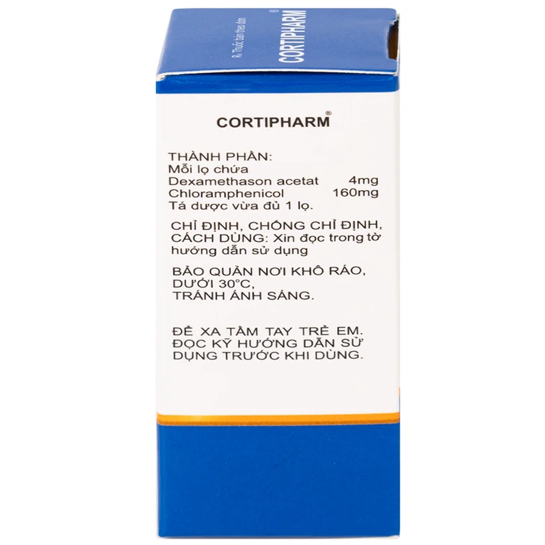 Kem bôi da Cortipharm 8g Spharm điều trị viêm da tiếp xúc, chốc lỡ, viêm nang lông