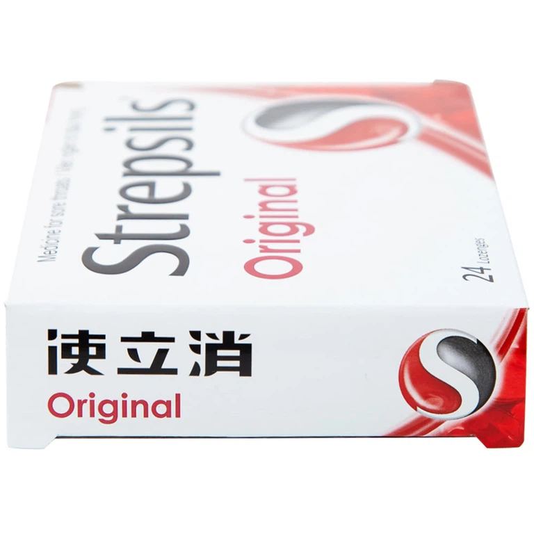 Viên ngậm Strepsils Original Reckitt Benckiser điều trị đau họng (2 vỉ x 12 viên)