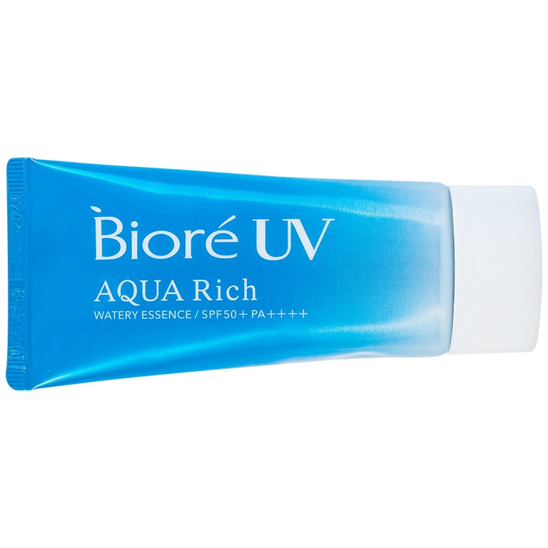 Tinh chất chống nắng vi điểm màng nước Bioré UV Aqua Rich SPF50+ PA++++ dưỡng ẩm cho mặt, cổ, vai (50g)