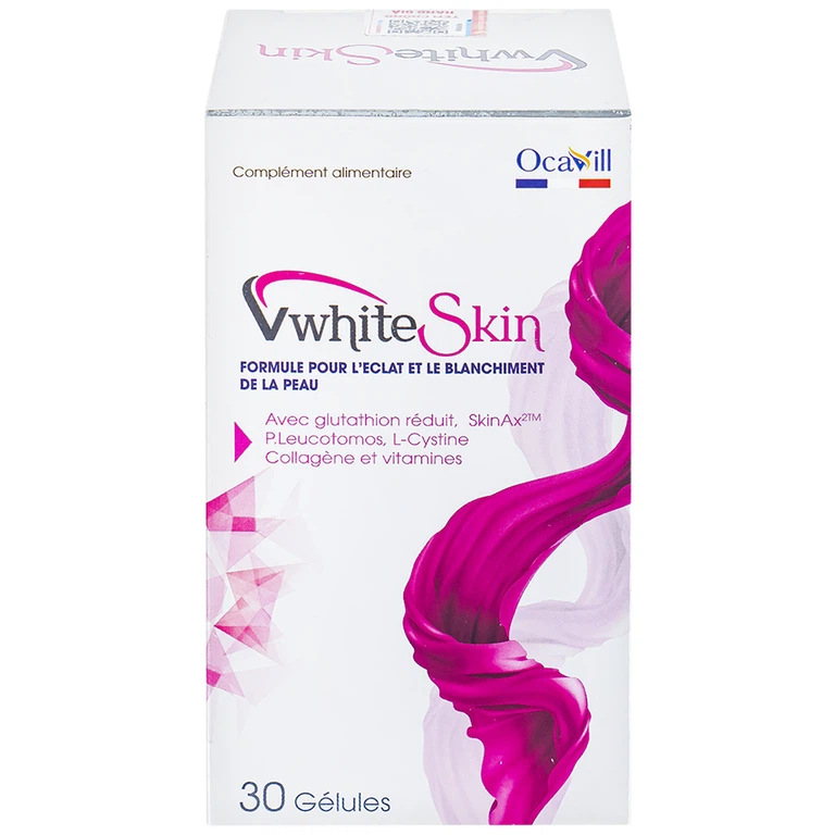 Viên uống VwhiteSkin Ocavill hỗ trợ duy trì độ ẩm cho da (30 viên)