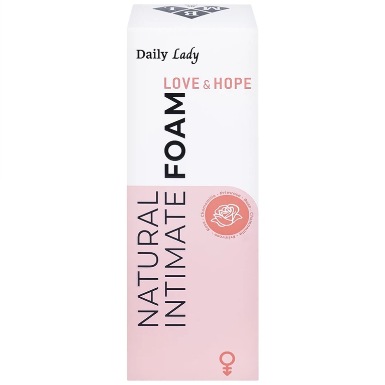 Dung dịch vệ sinh phụ nữ Daly Lady Love & Hope vệ sinh cơ quan sinh dục, khử mùi hôi (100ml)