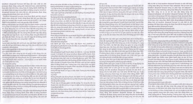 Thuốc Tenofovir-BVP điều trị và dự phòng kháng virus HIV, viêm gan B (3 vỉ x 10 viên)