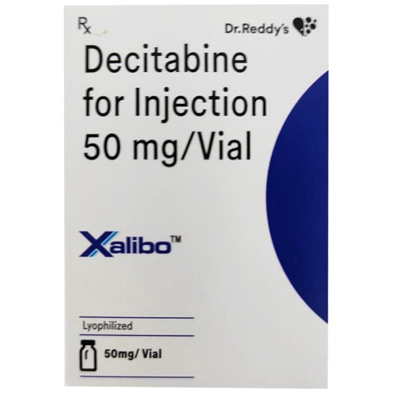 Thuốc Decitabine 50mg Dr. Reddy điều trị hội chứng loạn sinh tủy, một vài bệnh thiếu máu, bệnh bạch cầu