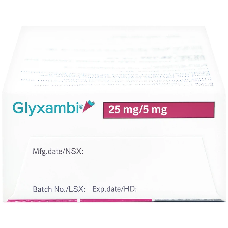 Thuốc Glyxambi 25mg/5mg Boehringer điều trị tiểu đường tuýp 2 (3 vỉ x 10 viên)