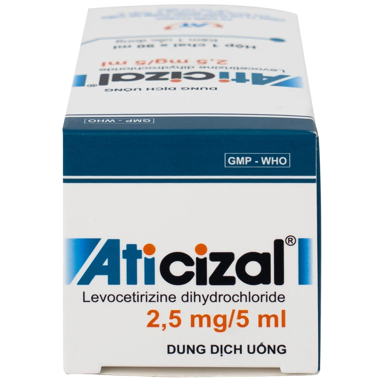 Dung dịch uống Aticizal 2,5mg/5ml An Thiên điều trị triệu chứng viêm mũi dị ứng (90ml)