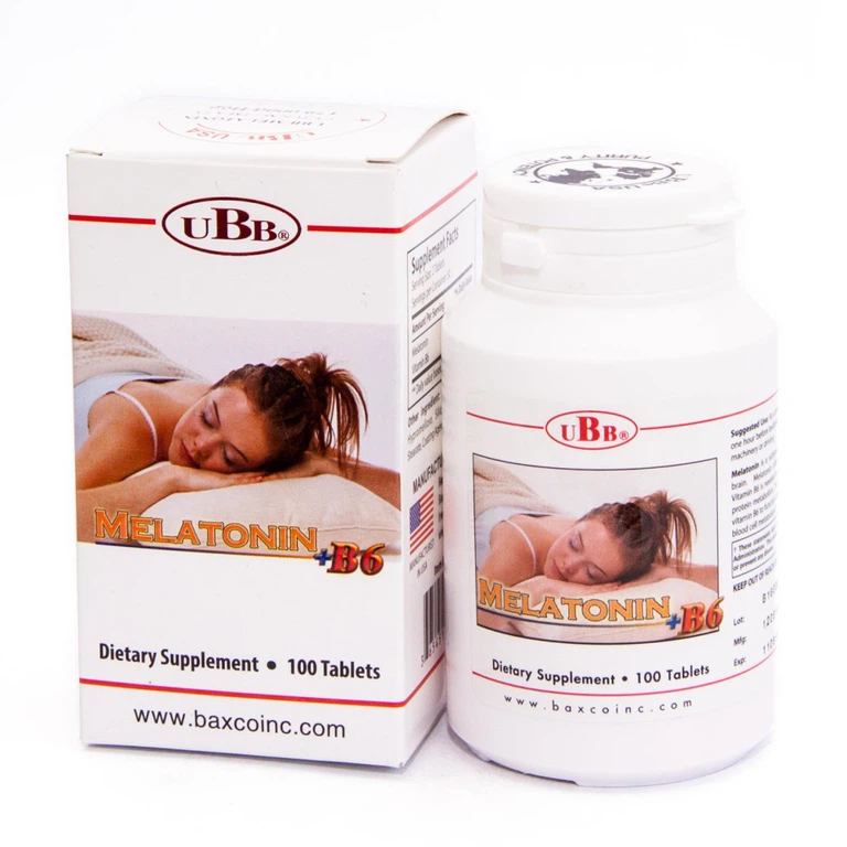 Viên uống Melatonin UBB hỗ trợ điều trị rối loạn giấc ngủ (100 viên)