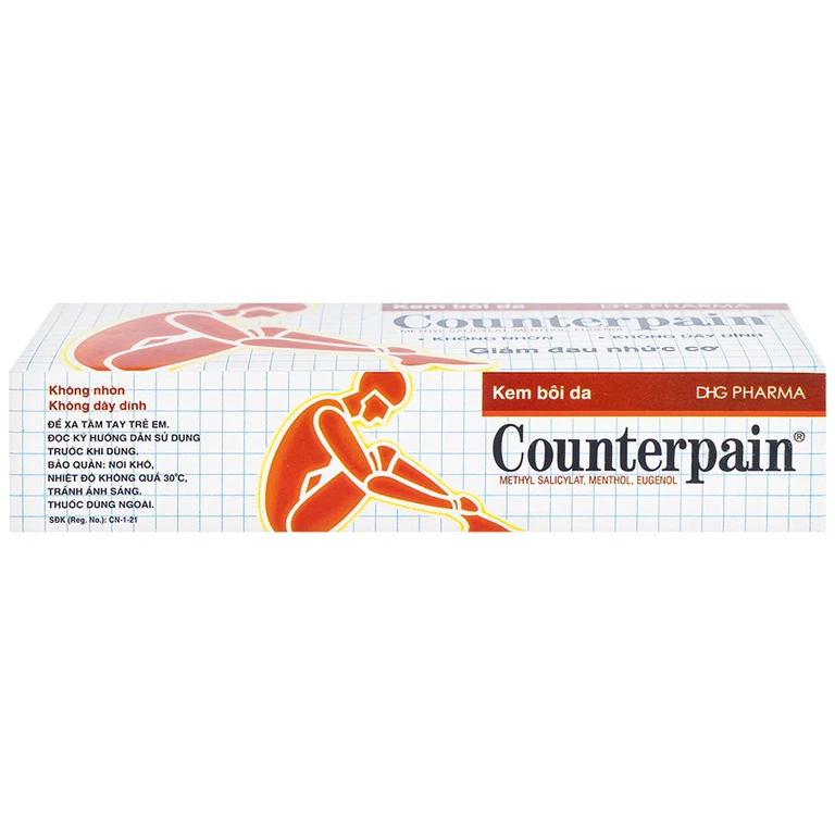 Kem bôi da Counterpain DHG giảm đau cơ, đau do bệnh thấp khớp, bong gân (30g)