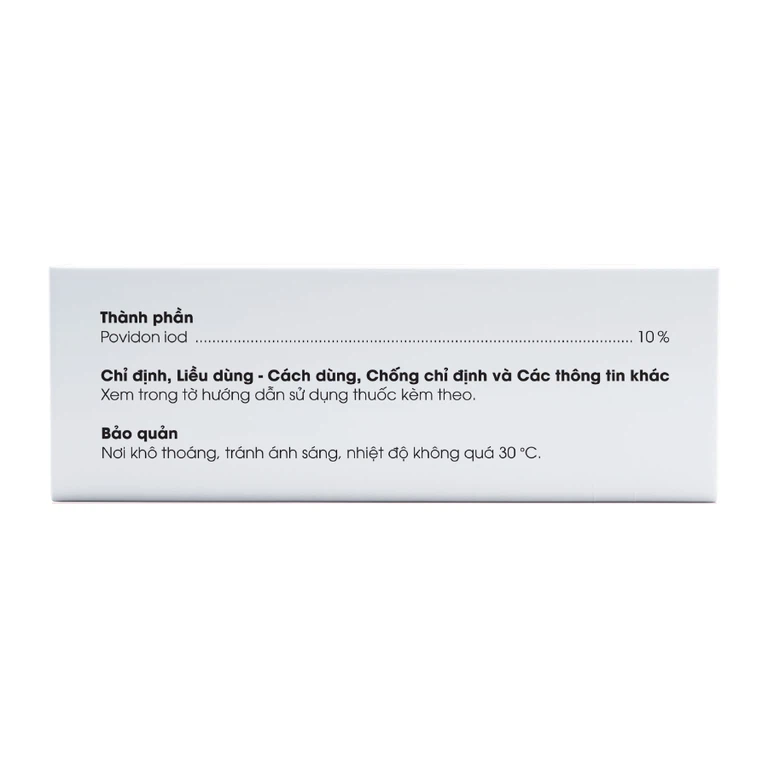 Dung dịch PVP - IODINE 10% Danapha sát trùng vết thương hoặc vết bỏng bề mặt (20ml)