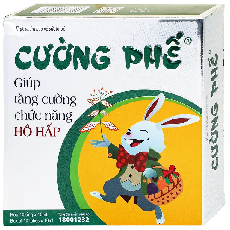 Siro Cường Phế Lotus tăng cường chức năng hô hấp (10 ống x 10ml)