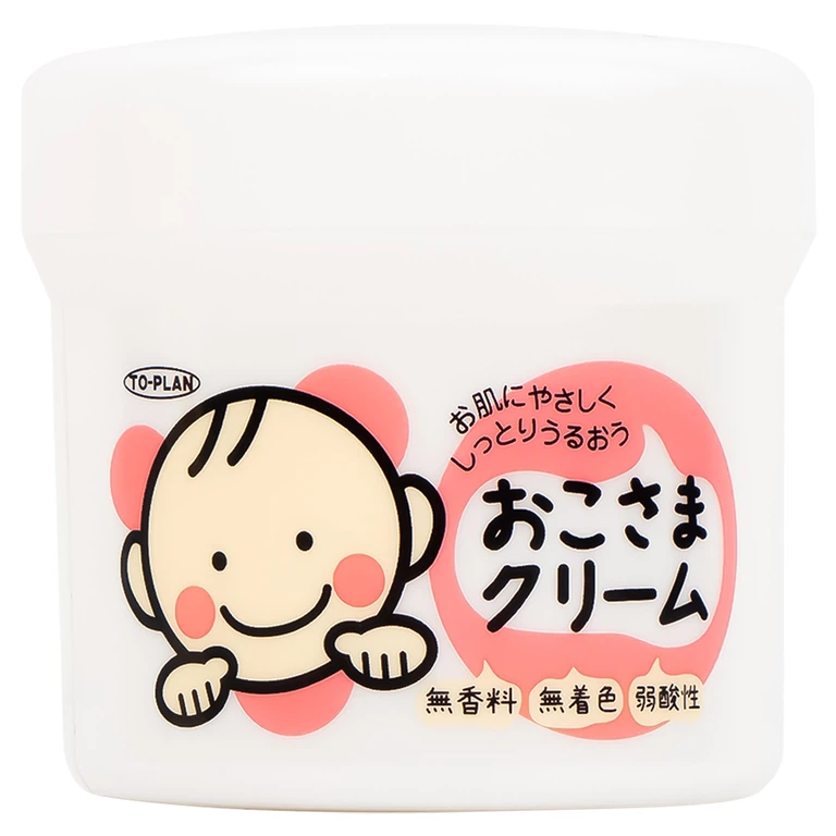 Kem bôi dưỡng ẩm To-Plan Okosama Cream giúp dưỡng ẩm và làm mềm mịn da (110g)