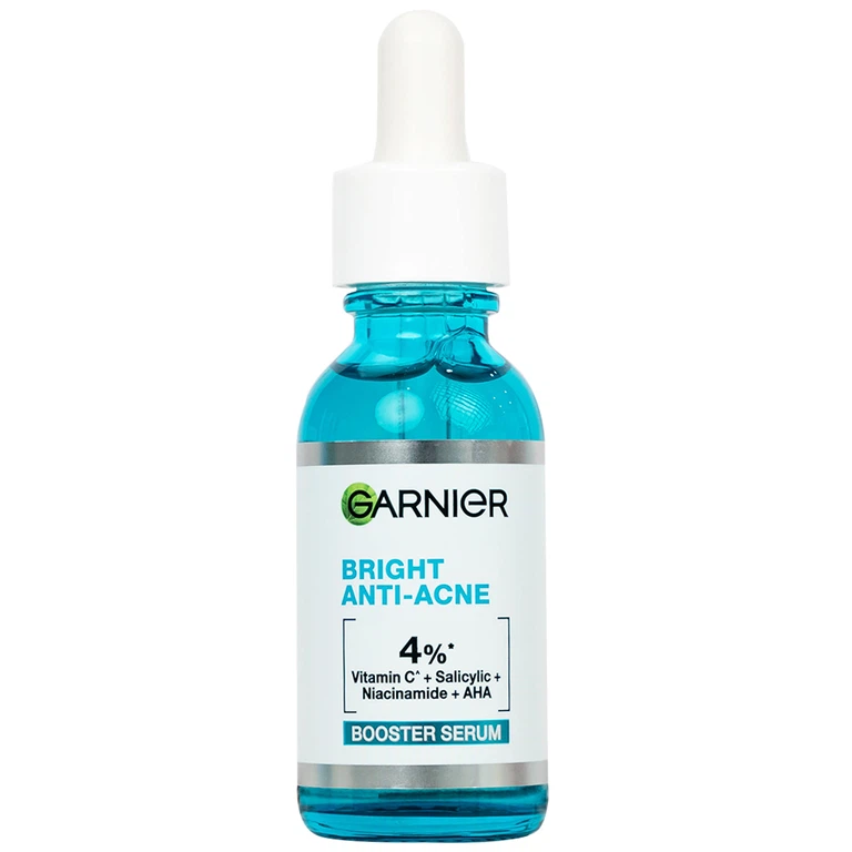 Dưỡng chất giảm mụn sáng da Garnier Skin Naturals Bright Complete Anti-acne Booster Serum (30ml)