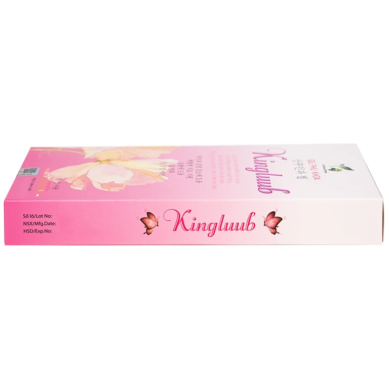 Gel phụ khoa Kingluub Biosantis giảm viêm nhiễm, hỗ trợ điều trị huyết trắng, bôi trơn, mềm âm đạo (5 tuýp x 3ml)