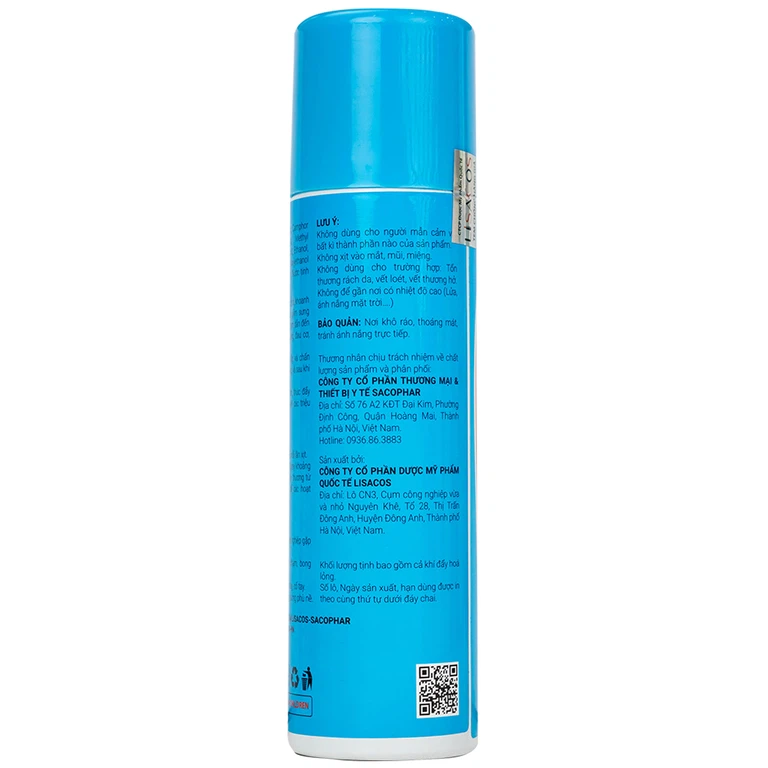 Chai xịt lạnh Voltogel cold spray giảm đau, chống viêm, thúc đẩy tuần hoàn máu (200ml)