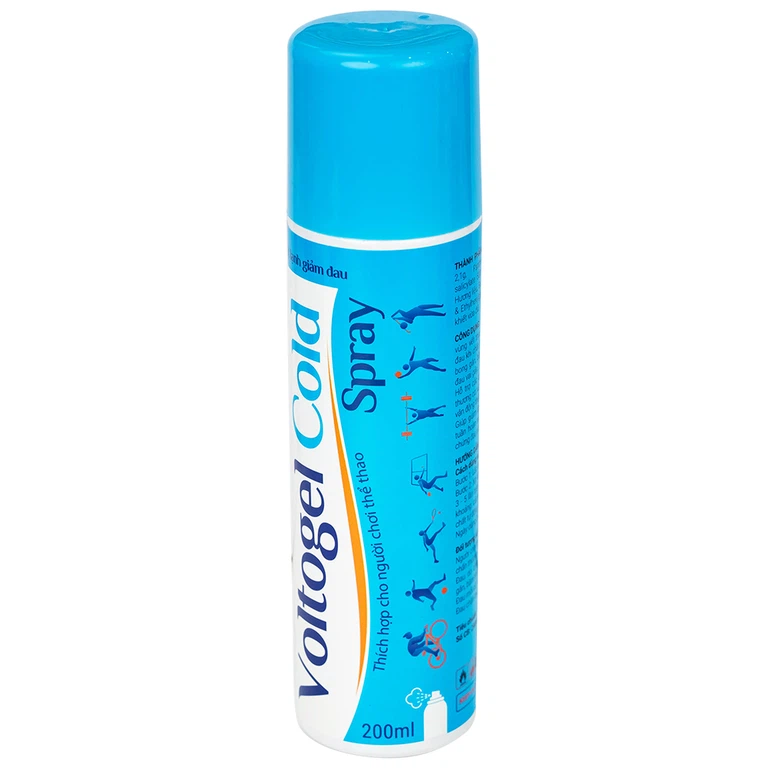 Chai xịt lạnh Voltogel cold spray giảm đau, chống viêm, thúc đẩy tuần hoàn máu (200ml)
