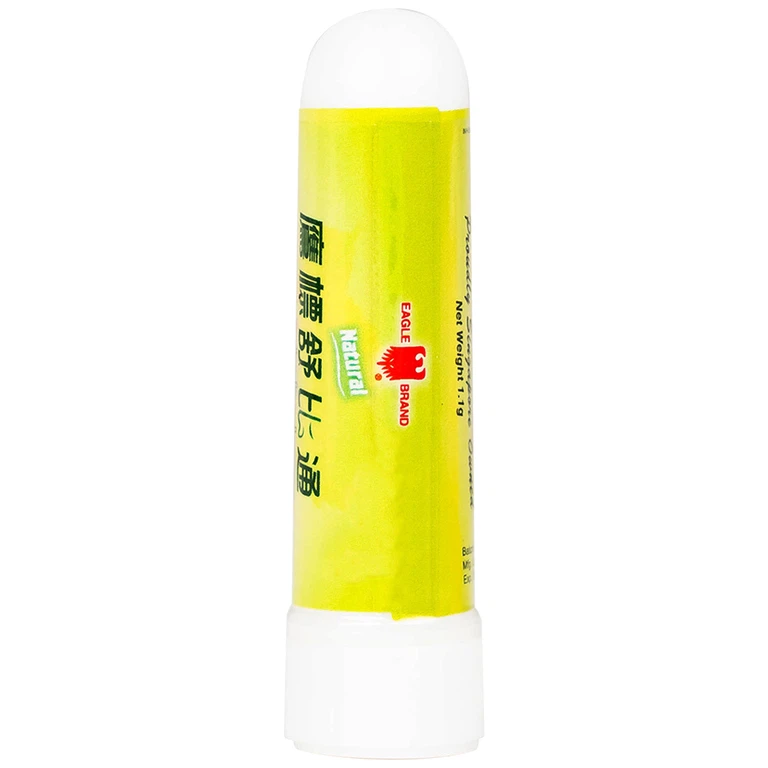 Ống hít thông mũi con ó Eagle Inhaler 1.1g thông mũi, giảm nghẹt mũi (12 ống)
