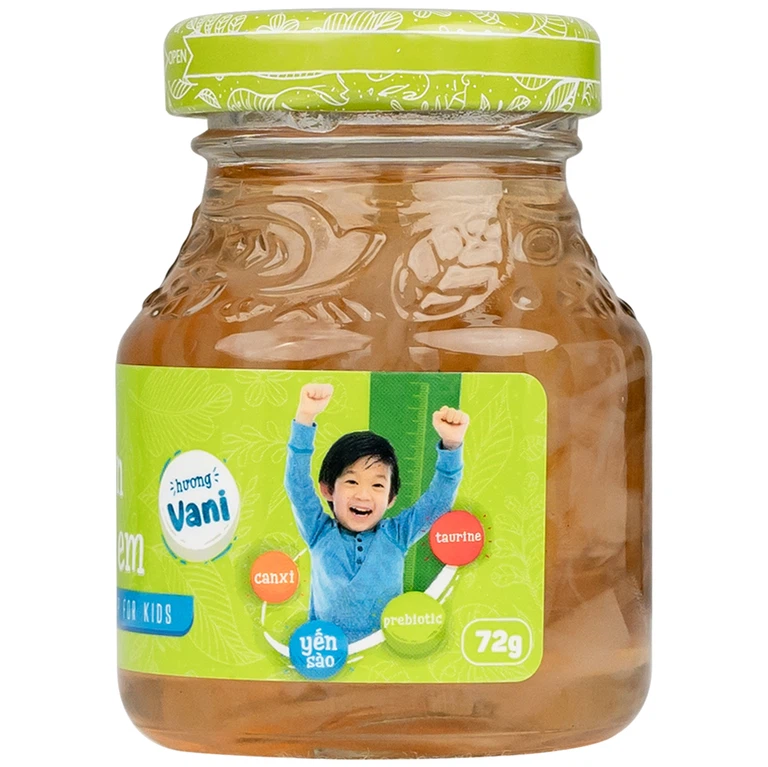 Nước Yến Sào Cho Trẻ Em Hương Vani Greenbabi (4 hũ x 72g)