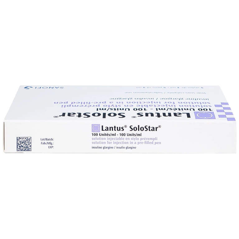 Bút tiêm Lantus SoloStar 100 Units/ml điều trị đái tháo đường (5 cây x 3ml)