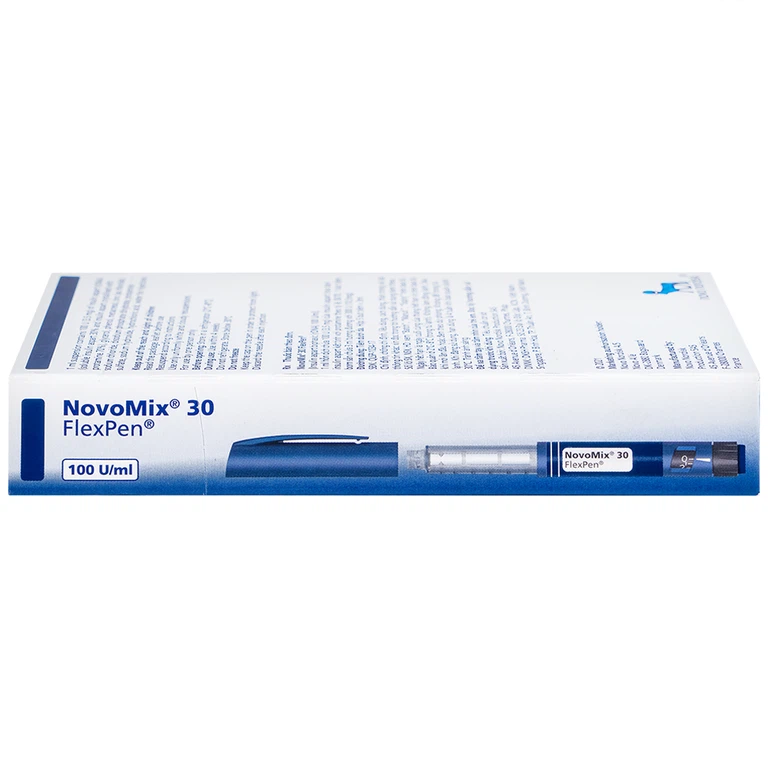 Bút tiêm NovoMix 30 FlexPen Novo Nordisk điều trị đái tháo đường (5 cây x 3ml)