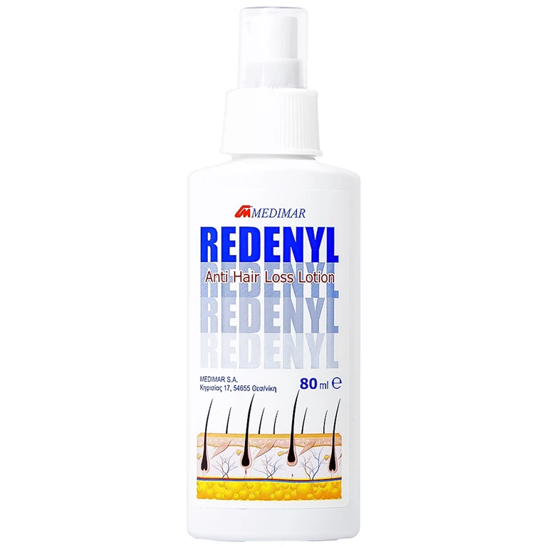 Chai xịt Redenyl Lotion hỗ trợ giúp mọc tóc và ngăn ngừa rụng tóc (80ml)