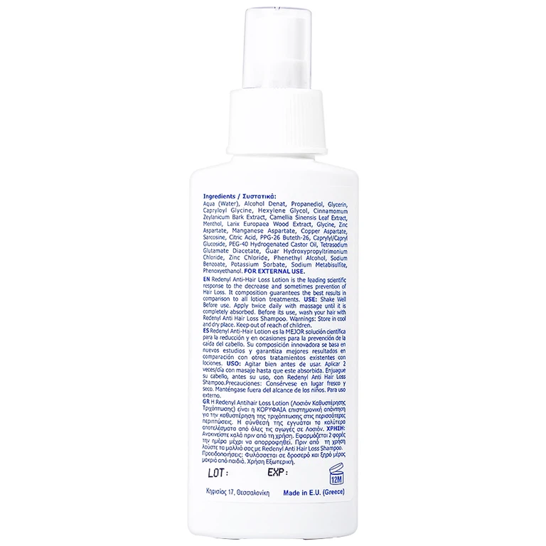 Chai xịt Redenyl Lotion hỗ trợ giúp mọc tóc và ngăn ngừa rụng tóc (80ml)
