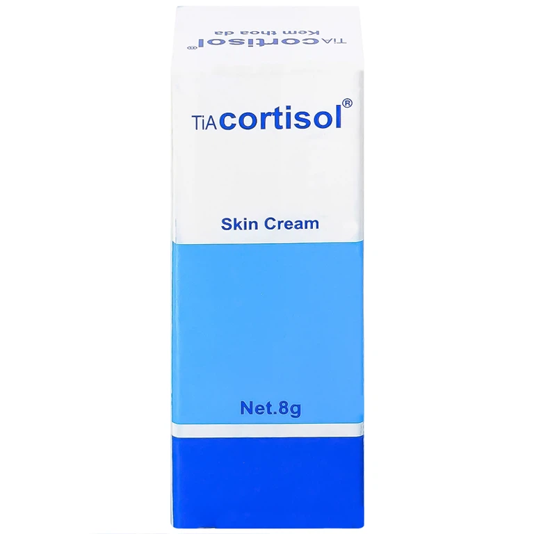 Kem thoa da Tiacortisol dưỡng ẩm, làm mềm dịu vùng da bị khô, nhờn (8g)