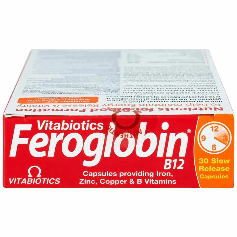 Viên uống Feroglobin B12 Vitabiotics hỗ trợ tăng khả năng tạo máu, tăng cường sức khỏe (30 viên)