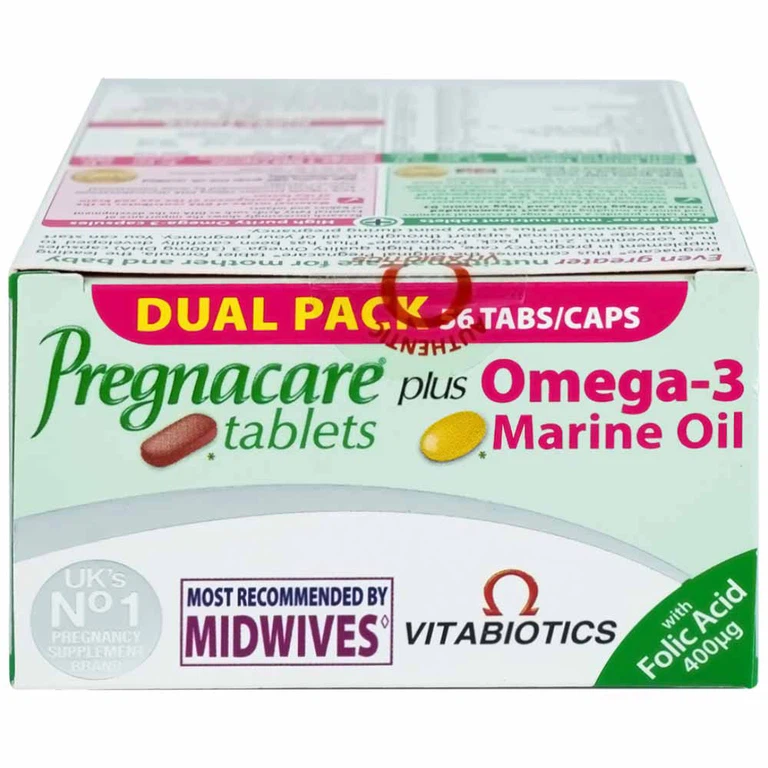 Viên uống Pregnacare Plus Omega-3 Vitabiotics bổ sung Vitamin, Omega-3 và khoáng chất (56 viên)