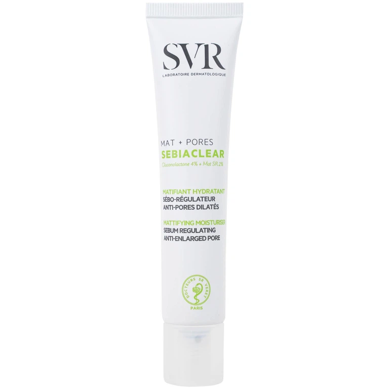 Kem SVR Sebiaclear Mat And Pores điều hòa bã nhờn, dưỡng ẩm, thu nhỏ lỗ chân lông (40ml)