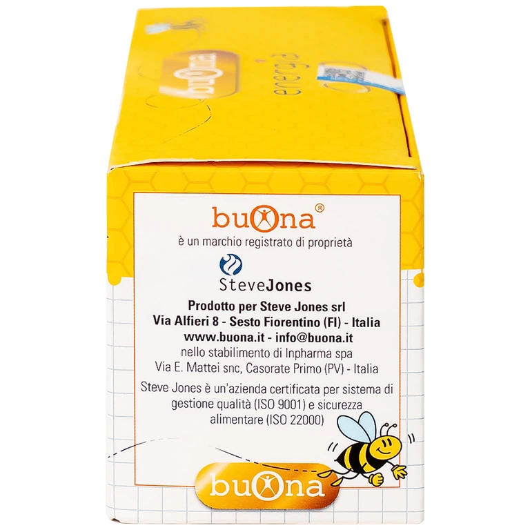 Dung dịch Bouna Energia Oro hỗ trợ bồi bổ sức khỏe, giúp tăng cường thể lực (10 lọ x 10ml)