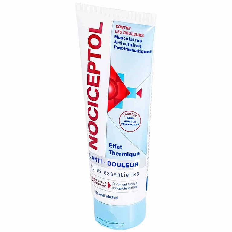 Gel bôi ngoài da Nociceptol Gel Anti-Douleur Polidis giảm đau, nhức, mỏi cơ (120ml)
