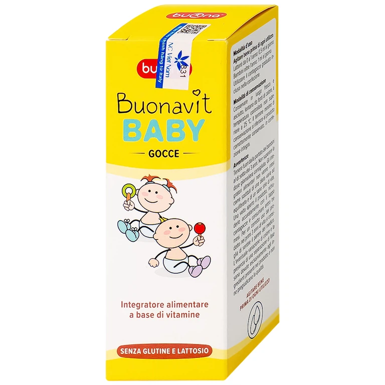 Thực phẩm bảo vệ sức khỏe Bounavit Baby bổ sung vitamin cho trẻ (20ml)