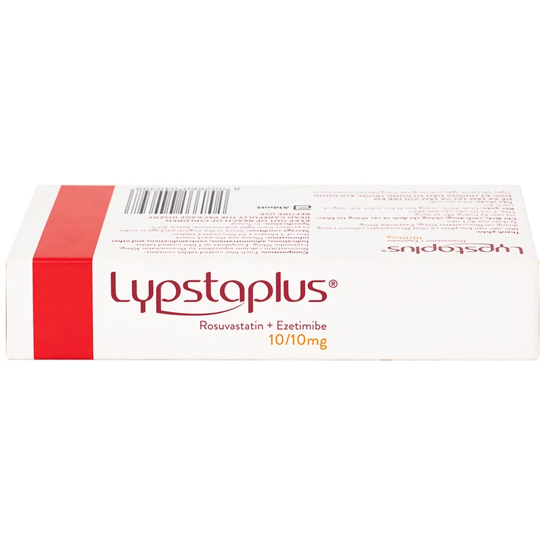 Viên nén Lypstaplus 10/10mg Abbott điều trị tăng cholesterol máu nguyên phát (3 vỉ x 10 viên)