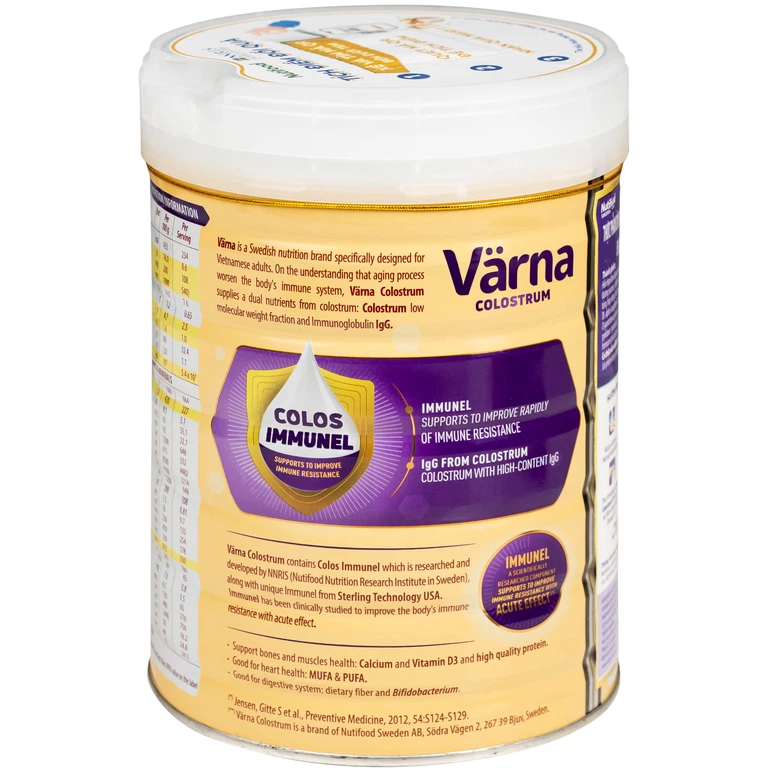 Sữa Nutifood Varna Colostrum cho người lớn ăn uống kém, cần tăng cường đề kháng (850g)