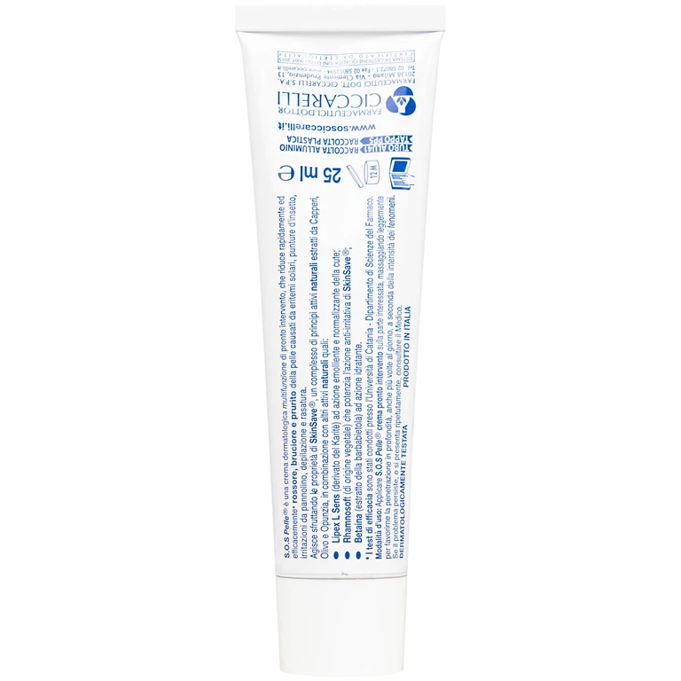 Kem bôi Dr.Ciccarelli S.O.S Pelle Skin Rescue Cream làm dịu và giảm kích ứng da (25ml)