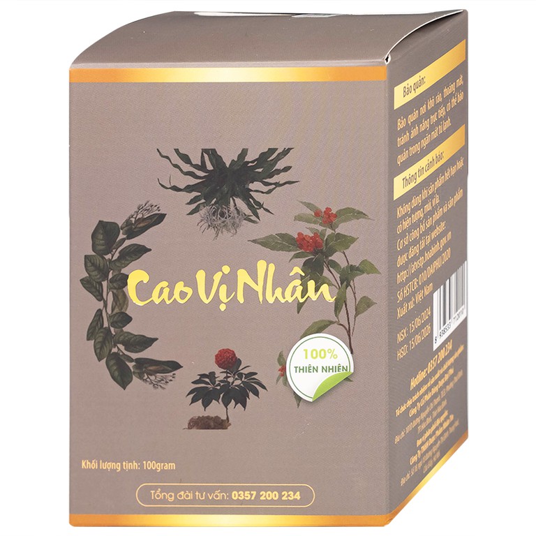 Cao Vị Nhân 100g Đại Phú hỗ trợ cho phụ nữ mắc u xơ, u nang lành tính
