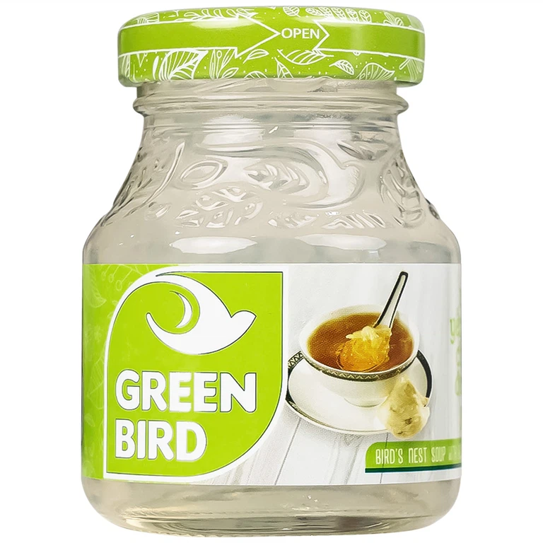 Nước Yến Sào Chưng Đường Phèn Greenbird (hũ 72g)