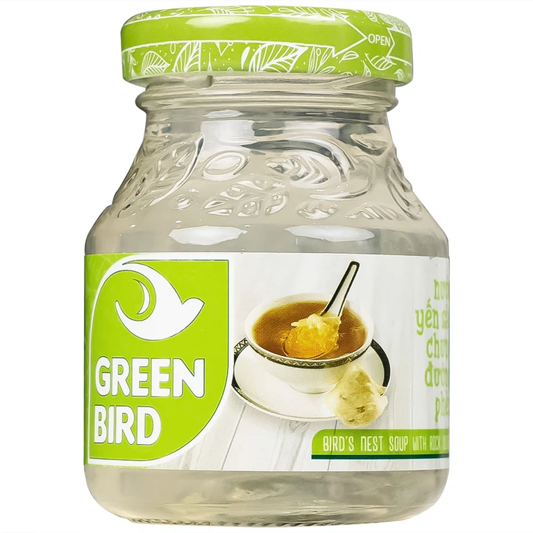 Nước Yến Sào Chưng Đường Phèn Greenbird (4 hũ x 72g)