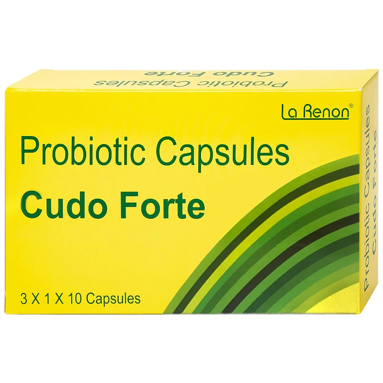 Viên uống Cudo Forte La Renon hỗ trợ điều trị bệnh thận mạn tính (3 hộp lẻ x 10 viên)