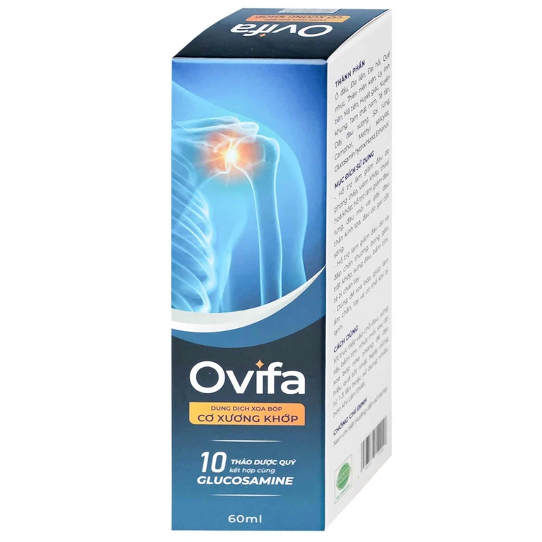 DUNG DỊCH XOA BÓP CƠ XƯƠNG KHỚP OVIFA 60ML