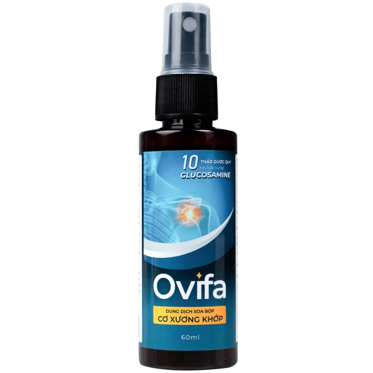 DUNG DỊCH XOA BÓP CƠ XƯƠNG KHỚP OVIFA 60ML