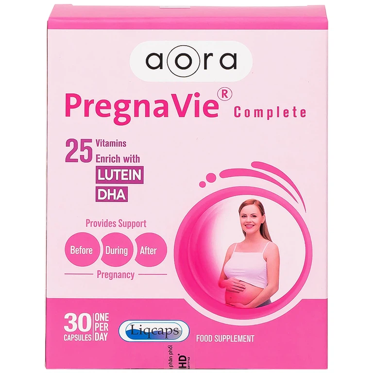 Viên uống PregnaVie Complete MHD cung cấp các vitamin và khoáng chất (3 vỉ x 10 viên)