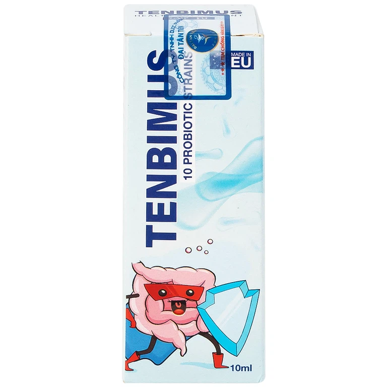 Men vi sinh Tenbimus 10ml Global Pharm bổ sung 10 chủng lợi khuẩn, cải thiện đường ruột